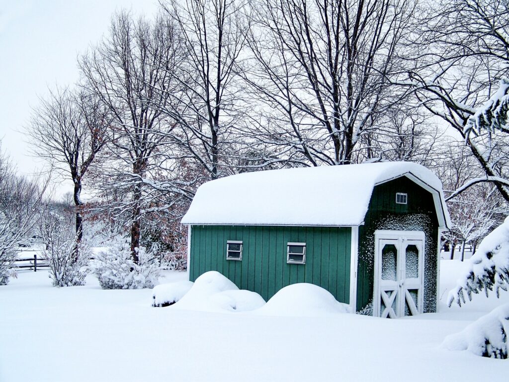 How to Winterize Your Custom Storage Shed